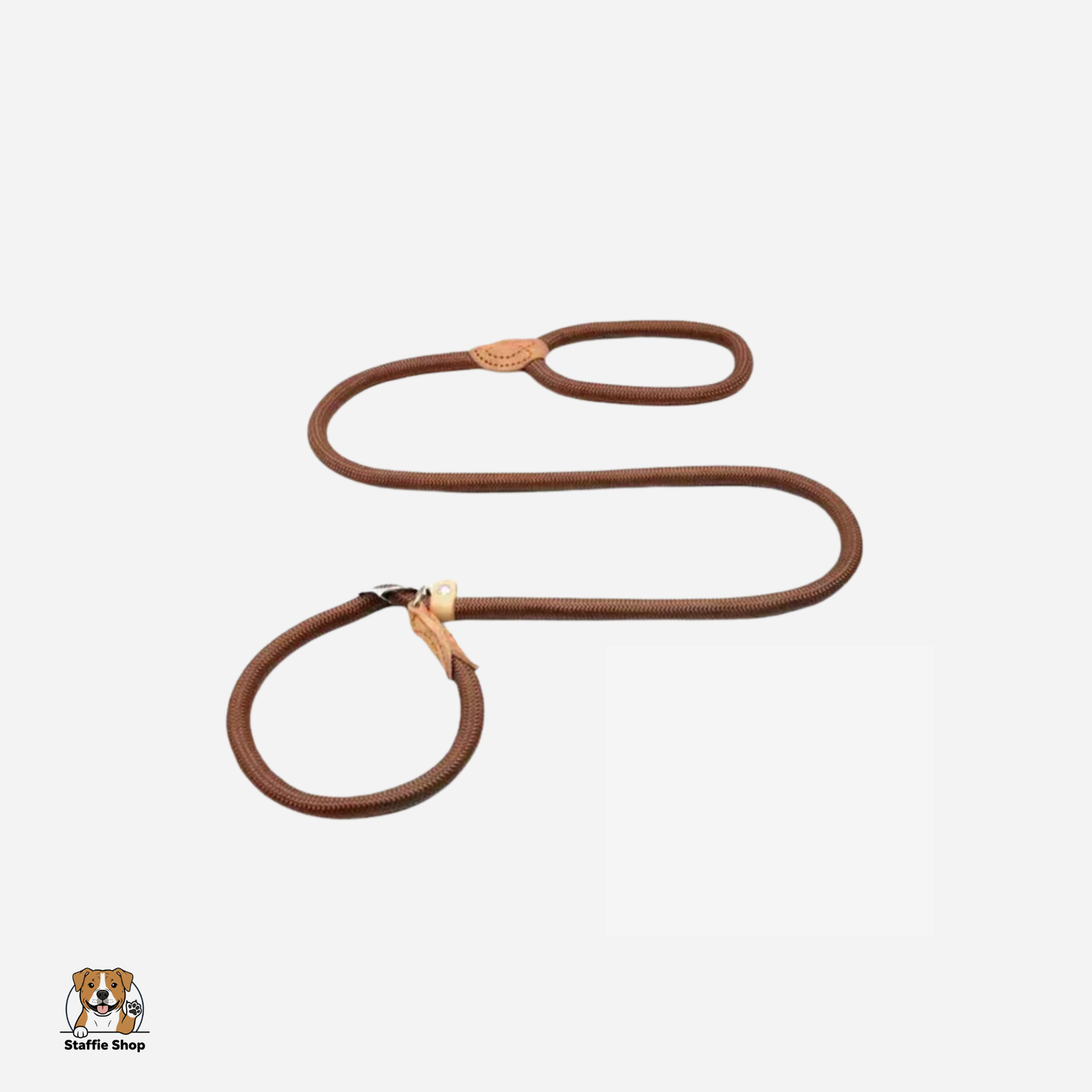 Laisse corde à boucle réglable pour Staffie