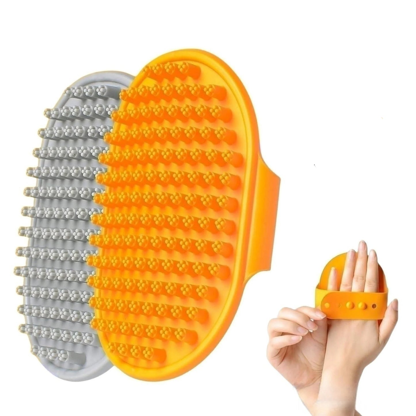 Brosse étrille en caoutchouc pour Staffie