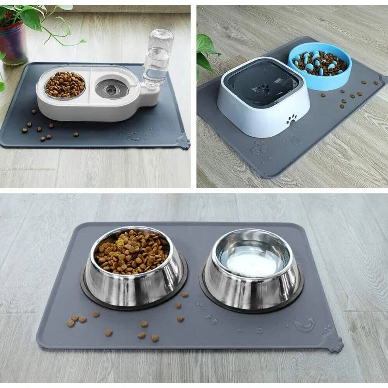 Tapis de protection gamelles pour Staffie