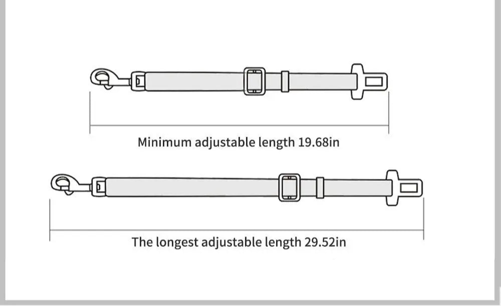 Ceinture de sécurité pour Staffie