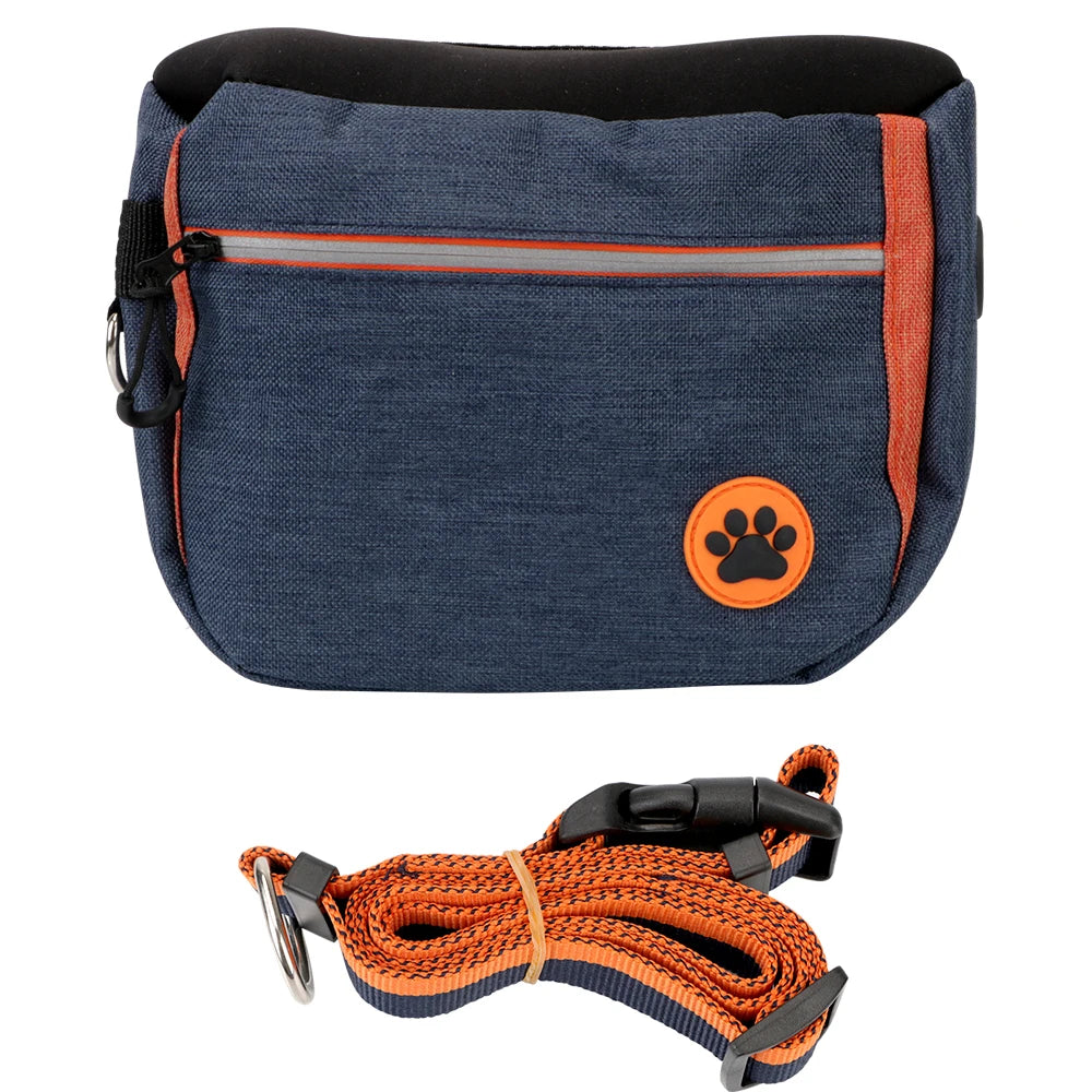 Diagonal Bag Waist Pocket Large Capacity Pet Supplies Outdoors Dog Treat Bag Multi-use Pet Snack Bag Pet Training Pouch