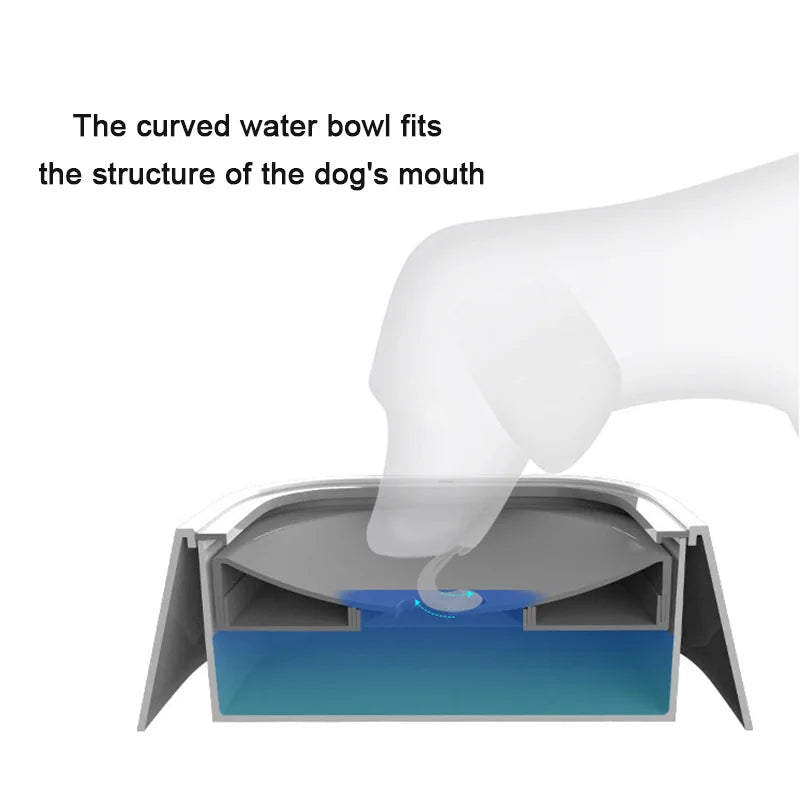 Gamelle à eau anti-éclaboussures pour Staffie