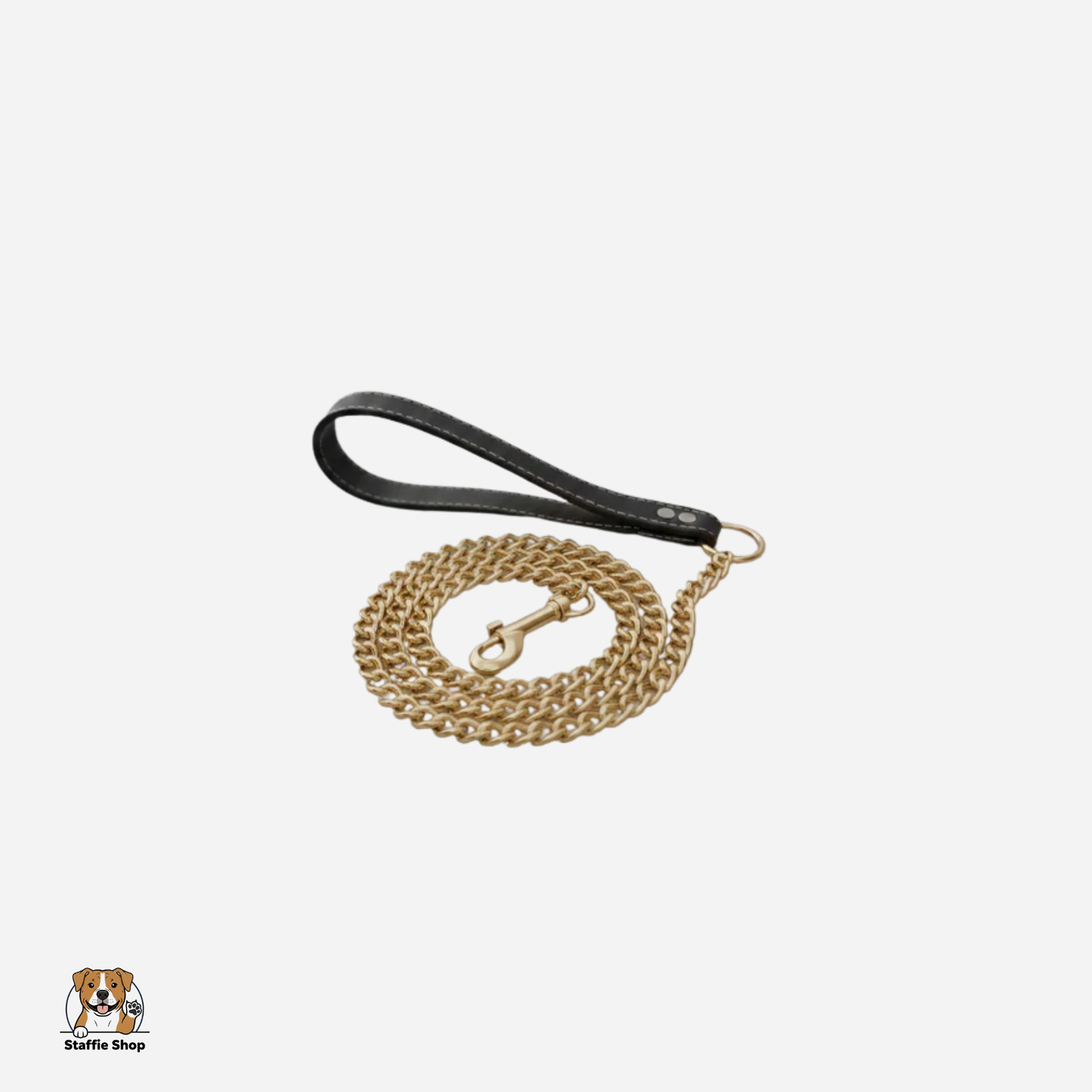 Laisse en chaîne Staffie