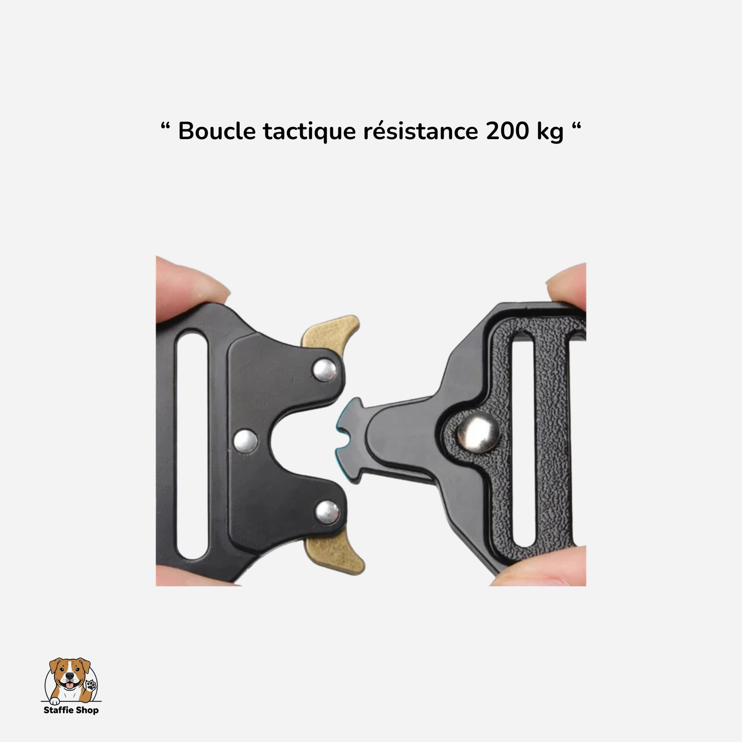 Collier tactique avec poignée