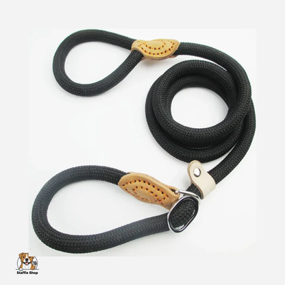 Laisse corde à boucle réglable pour Staffie