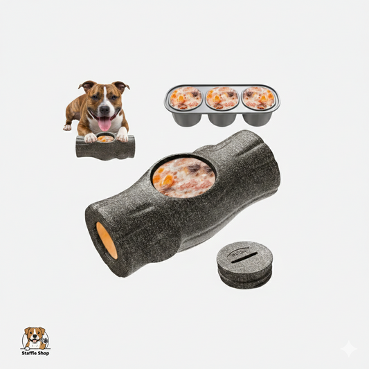 Jouet d’occupation rechargeable pour Staffie