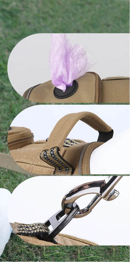 Harnais pour Staffie avec pochette intégrée pour sachet