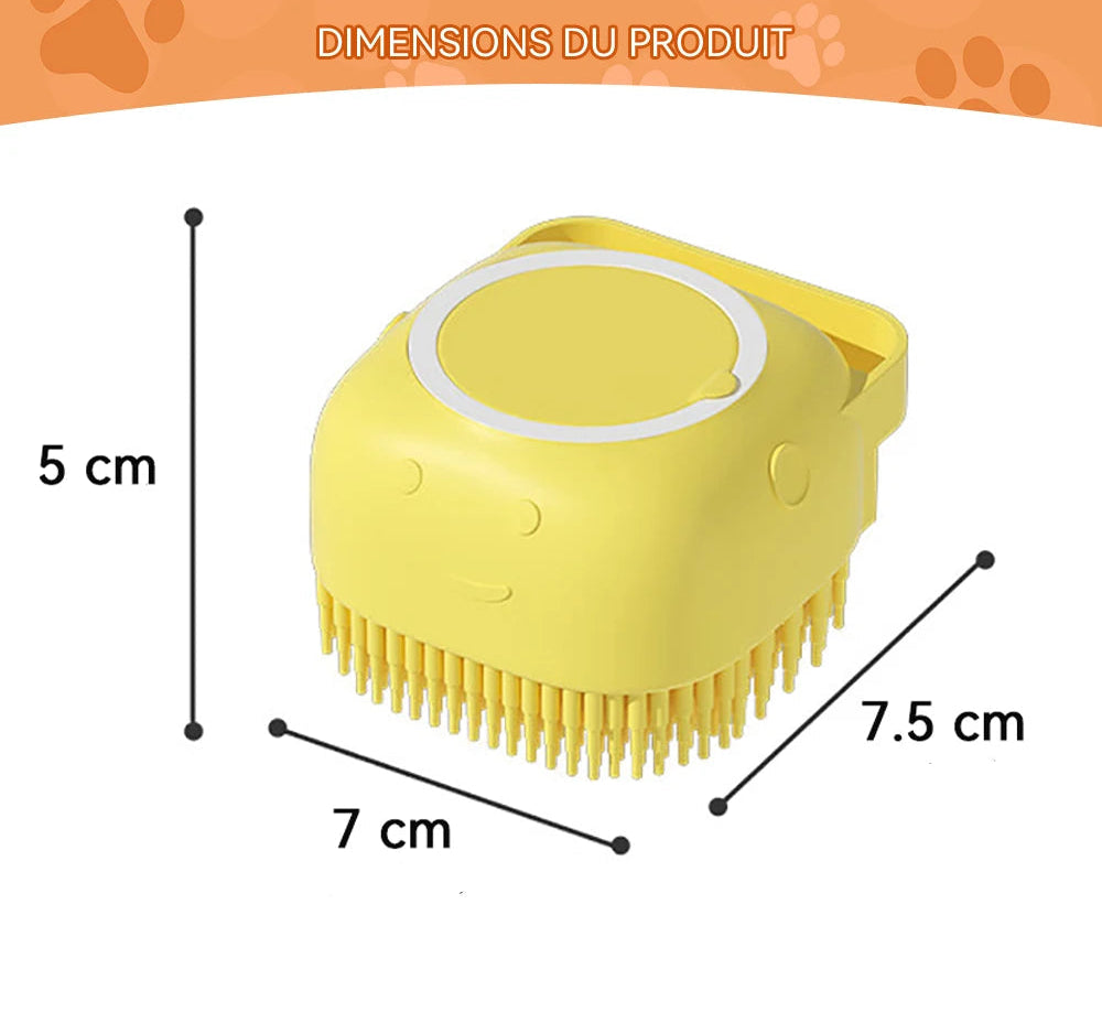 Brosse à shampoing pour Staffie