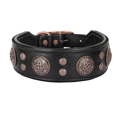 Collier en cuir pour Staffie